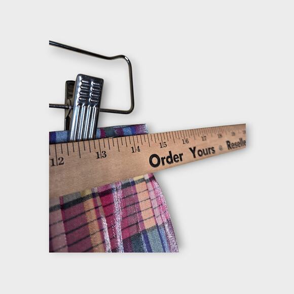 NEW J Crew Womens Pleated Midi Skirt Shimmering Plaid 6 Preppy Academia - Picture 6 of 10